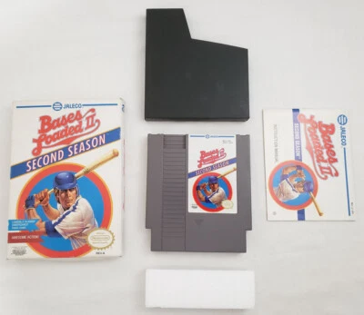 Bases Loaded II Second Season NES AUTHENTIC Complete Box original Nintendo 2 2nd - Image 1 of 4