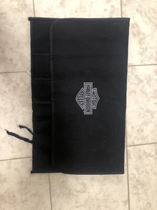Genuine OEM Harley Davidson roll up tool kit pouch 2 oem tools - Picture 1 of 6