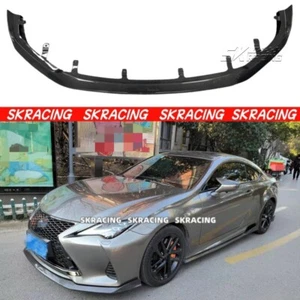 For Lexus RC300 RC350 F-Sport 2019+Real Carbon Fiber Rear Trunk Spoiler Wing Lip - Foto 1 di 45