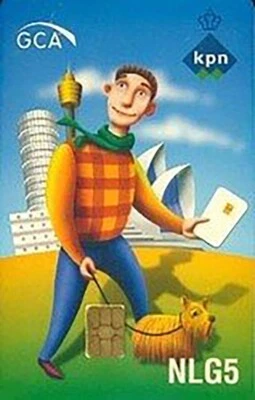 Global Chipcard Alliance Netherlands KPN 1998 Phonecards Part of Puzzle Set - image 1 of 2