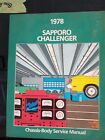 1978 Chrysler/Dodge Sapporo/Challenger Chassis-Body Service Manual FREE Ship!!