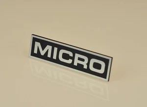 LOGO Micro Seiki turntable . Replacement. 60x16mm. - Imagen 1 de 7