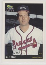1991 Classic Best Macon Braves Matt West #29