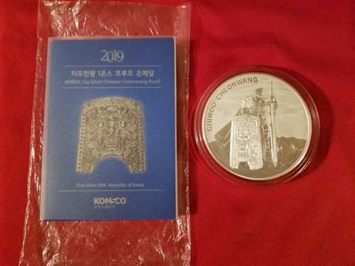 New Listing2019 Chiwoo Shionwang silver coins - 10 oz (1 of 500) and 1 oz Proof (1 of 1500)