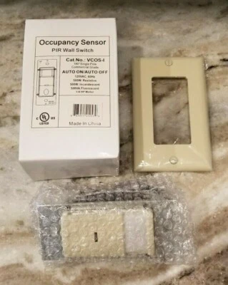 ENERLITES in Wall PIR Occupancy Sensor VCOS-1 Ivory/Beige NEW - Image 1 of 2