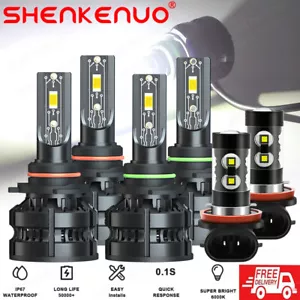 For Honda Accord 2006-2012 LED Headlight High Low Fog Light Bulbs 9005 9006 H11 - Picture 1 of 20