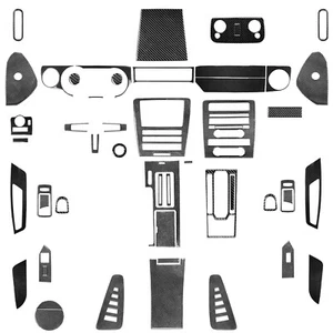 49Pcs Real Carbon Fiber Kits Full Interior Exterior Trim For Ford Mustang 09-14 - Picture 1 of 20