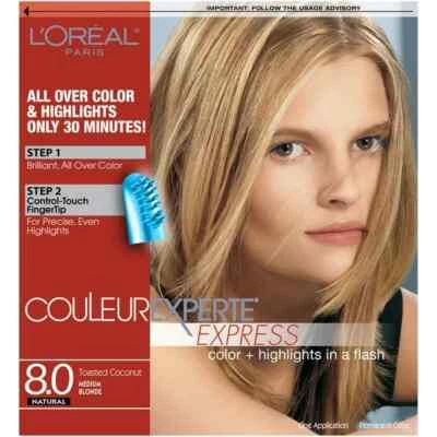 L'Oréal Paris Couleur Experte Hair Color and Highlights, Medium Blonde - 8.0 - image 1 of 4