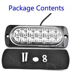 36W Car LED Lights White 12LED Truck Warn Safety Urgent Lamp Bulbs Replacement - Picture 1 of 12
