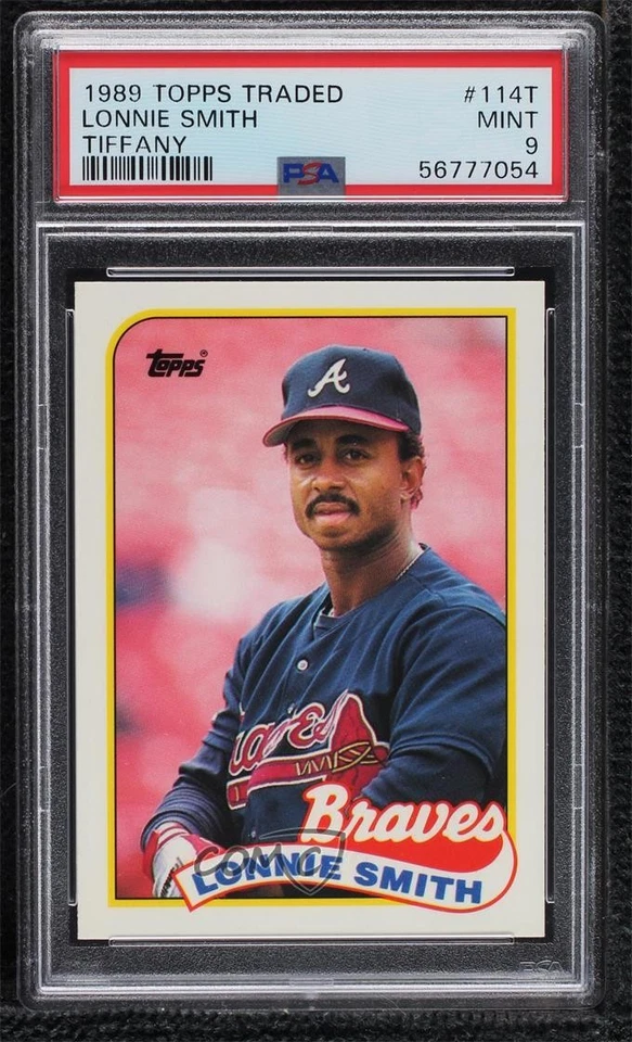1989 Topps Traded Box Set Collector's Edition (Tiffany) Lonnie Smith PSA 9 MINT - Image 1 of 2