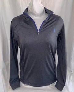 Johnnie O. Prep-Formance Blue 1/4 Zip Kids Sz 14 Or Fits Women’s Md Golf Preppy - Picture 1 of 11