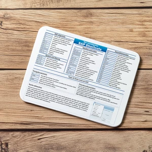 SAP effizient nutzen: Mauspad mit Shortcuts / Kurzbefehlen, Tipps & Tricks - Afbeelding 1 van 3
