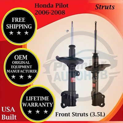 KYB Genuine OEM Front Struts For 2006-2008 Honda Pilot Lifetime Warranty — 第 1/4 张图片