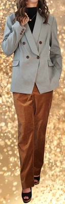 Blazer Chaqueta Brunello Cucinelli, Talla 44, Grande, Lino, ERA $4,000 *¡NUEVO!* Foto 1 de 4