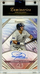 Jasson Dominguez 2024 Topps Luminaries #HRK-JD Home Run Kings Autograph 24/25 RC - Picture 1 of 2