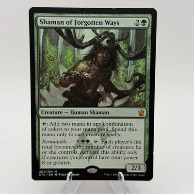 Magic MTG: Shaman Of Forgotten Ways -Dragons Of Tarkir (DTK) #204 Lightly Played - Image 1 of 2