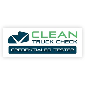 CLEAN TRUCK CHECK Credentialed Tester Banner – 3x6 Foot Vinyl Sign with... - Picture 1 of 7