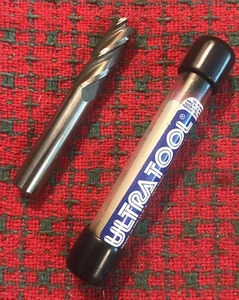 FRESA DE EXTREMO DE CARBURO SÓLIDO 3/8”x 1”x 2-1/2” cuadrada NOS 🇺🇸 Ultra herramienta - Imagen 1 de 5