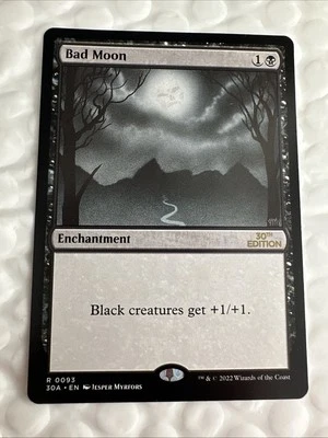 Mtg 30th Modern Frame Bad Moon - Image 1 of 2