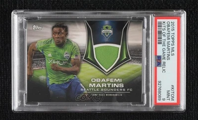 2015 Topps MLS Kits of the Game Relics /85 Obafemi Martins #KIT-OM PSA 9 MINT - Image 1 of 2