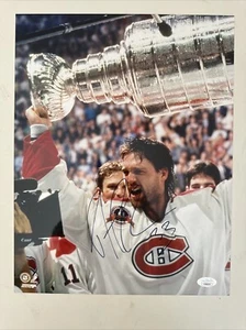 Patrick Roy Signed Montreal Canadiens Stanley Cup Champions 11x14 Photo JSA COA - Picture 1 of 9