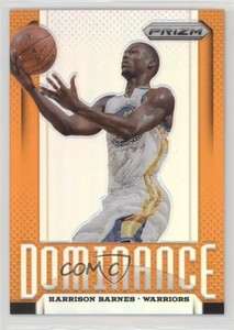 2013-14 Panini Prizm Dominance Orange Prizms /60 Harrison Barnes #17