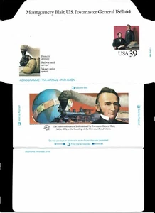 Hoja de cartas 1989 EE. UU. #UC82 sin usar - En muy buen estado - Anuncio de cortesía (ESP#L4986) - Imagen 1 de 1