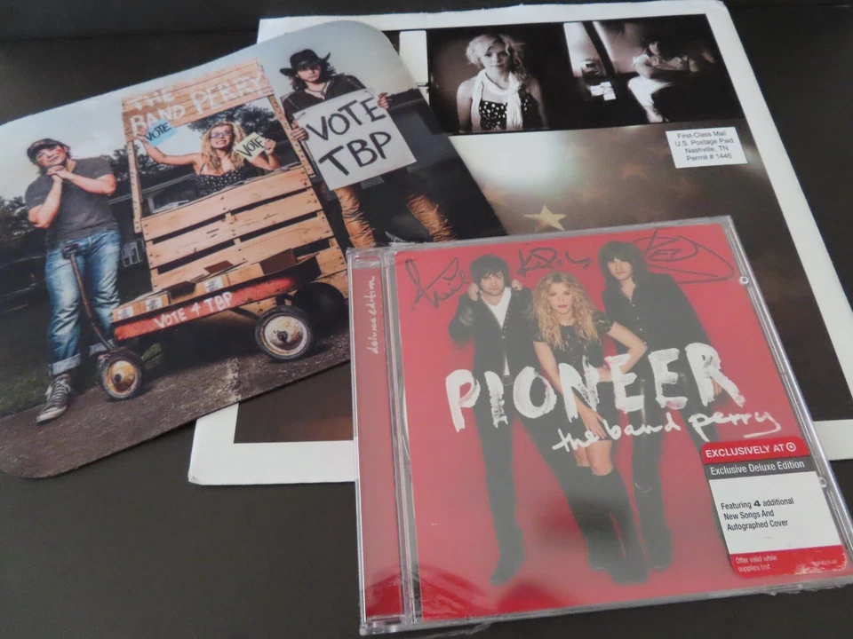Autographed The Band Perry Pioneer Signed Target CD 4 Bonus Tracks 0126
