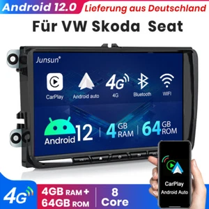 Autoradio DAB+ Android 12 Carplay GPS NAVI Für VW GOLF 5 6 Touran Tiguan Polo 6R - Bild 1 von 14