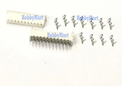 Micro JST 1.25mm 11-Pin PicoBlade Female Connector Crimp & Straight Header x 50 - Image 1 of 4