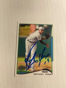 Oakland Athletics MICHAEL YNOA Signed Card