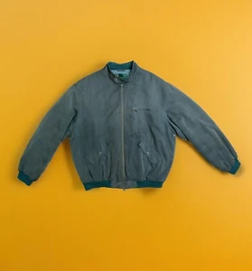 Vintage Bobby Jones Quilted Bomber Jacket, Men’s Large, Green Casual Golf Coat - Picture 1 of 21
