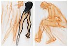 Franziskus Dellgruen unsigniert Bild Gemlde Kunst Zeichnung 42x30cm Ballett