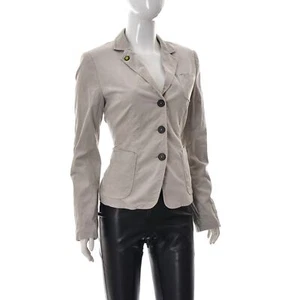 Marc O'Polo Women Pocket Button Front Short Blazer Business Wear Suit 38 L. Grey - Picture 1 of 7