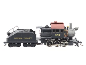 MANTUA 357 LEHIGH VALLEY 0-6-0 CAMELBACK STEAM LOCOMOTIVE + TENDER HO SCALE - Picture 1 of 24