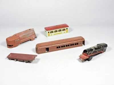 VINTAGE O GAUGE Rail Road Car Parts and Shells - Lot of 5 - - Image 1 of 4