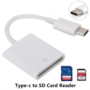 TF SD kartenleser USB C TypC Speicherkartenleser OTG Adapter für PC Laptop Handy - Bild 1 von 7