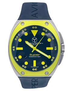 Avio Milano Watch Steel Made In Italy 6495Y/348 44Mm Discounted New - Picture 1 of 8
