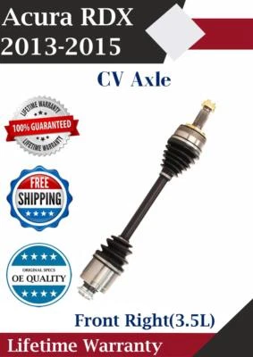 Nuevo eje CV delantero derecho OE para Acura RDX 2013-2015 3,5 L garantía de por vida Foto 1 de 4