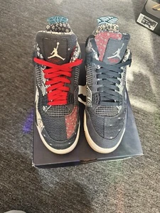 Size 10 - Air Jordan 4 Retro SE Sashiko - Picture 1 of 5