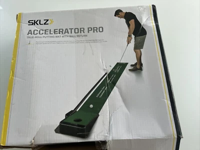 Коврик для паттинга SKLZ Golf Accelerator Pro с возвратом мяча - зеленый новый в коробке ЧИТАЙТЕ - Изображение 1 из 3