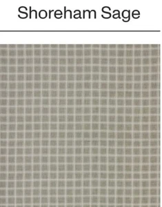 Warwick UPHOLSTERY FABRIC "Shoreham Sage" 1.2 metres Long x 142cm wide - Picture 1 of 3
