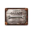 Josephs Personalized Rustic Barn Garage Shop METAL Sign 9