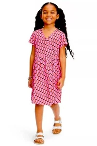Diane Von Furstenberg x Target Shift Pink Modern Geo Dress Girls Size Med 8 NWOT - Picture 1 of 1
