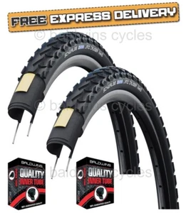 Schwalbe LAND CRUISER 700 x 35c Black Hybrid Trekking Bike Cycle TYRE s TUBE s - Picture 1 of 17