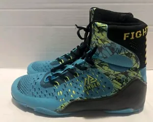Scarpe da boxe/wrestling professionali Amber Combat v1.0 9", taglia - 10,5 leggi disco. - Foto 1 di 9