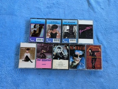 PAT BENATAR 9 Cassette Tape Lot Rock Precious Time Tropico Get Nervous Seven The - Image 1 of 4