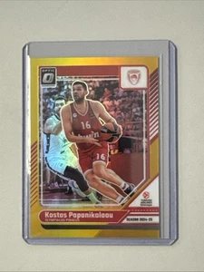 2024-25 Donruss Euroleague Kostas Papanikolaou Gold /10 - Picture 1 of 2