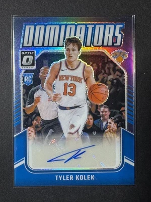 2024-25 Panini Donruss Optic Tyler Kolek Rookie Auto Dominators Prizm 01/99 RC - Image 1 of 3