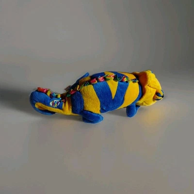 Ganz Webkinz Chameleon Stuffed Animal Yellow/Blue No Tag - Image 1 of 2